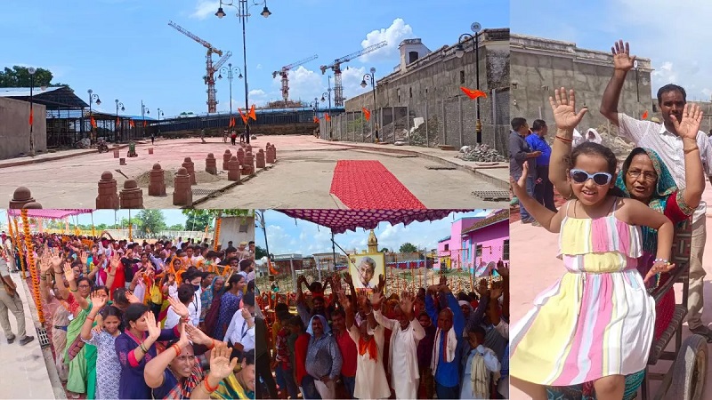 खुला नवनिर्मित राम जन्मभूमि पथ: उमड़ा भक्तों का सैलाब, लगे जय श्रीराम के नारे