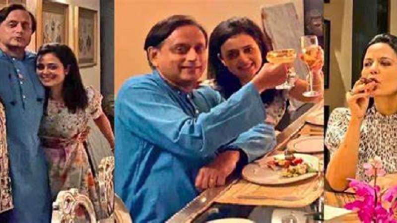 शशि थरूर ने तोड़ी चुप्पी: बताई महुआ मोइत्रा संग वायरल तस्वीर के पीछे की हकीकत