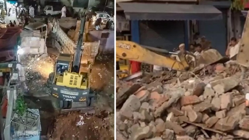 कट्टरता का कहर: कराची में 150 साल पुराना हिंदू मंदिर रातोंरात ढहाया गया