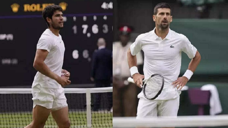 विंबलडन का फाइनल: 20 साल के अलकाराज के आगे चारों खाने चित नोवाक जोकोविच