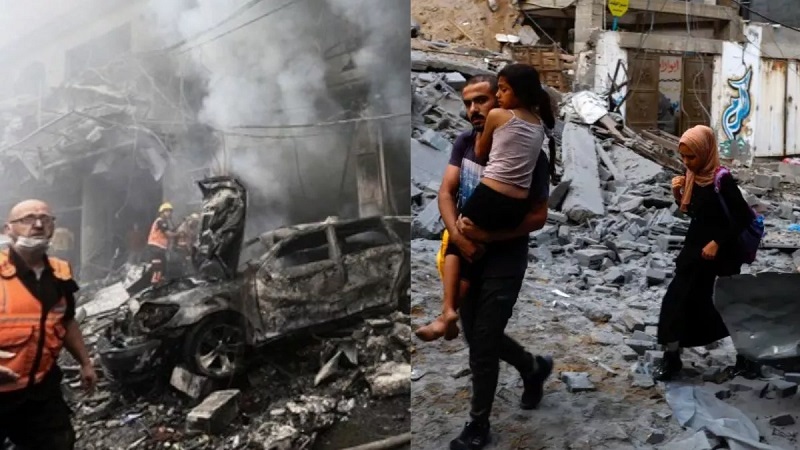 हमास पर भारी पड़ रहा इजरायल: 1537 लोगों की मौत से लाल हुई गाजा की धरती, 6612 घायल