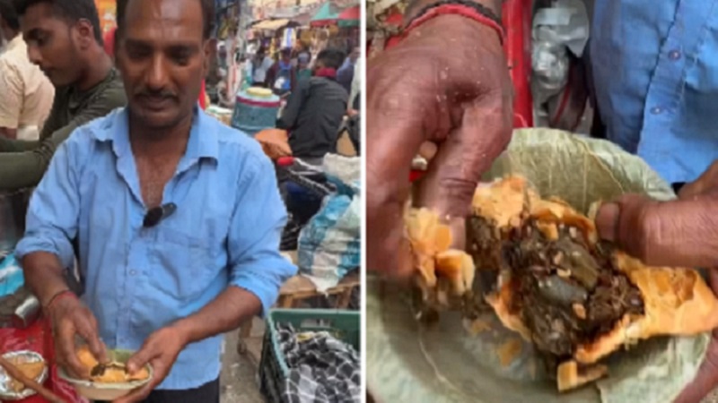 ओ... ये क्या बना दिया यार! अजीबोगरीब ‘भिंडी समोसा’, जिसने किया ट्राई, उसी का भेजा फ्राई... चांदनी चौक के ठेले वाले पर भड़क उठे फूड लवर