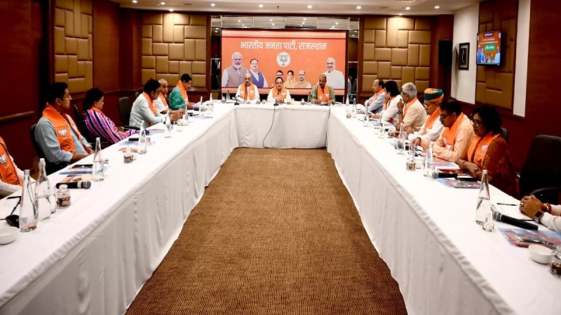 जयपुर में बीजेपी का महामंथन: नड्डा-शाह ने बनाई चुनावी रणनीति, कांग्रेस ने साधा निशाना...