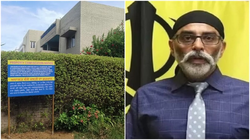 आतंकी पन्नू के खिलाफ एनआईए का एक्शन, चंडीगढ़ व अमृतसर घर पर की छापेमारी, संपत्ति जब्त कर लगाए नोटिस