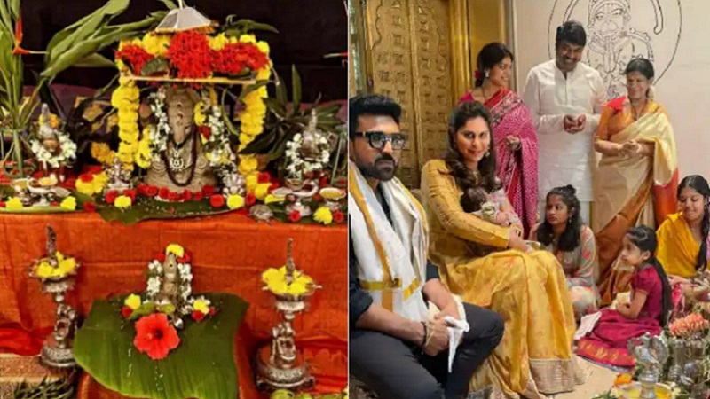 शिल्पा शेट्टी से लेकर राम चरण तक... सितारों ने धूमधाम से किया गणपति बप्पा का स्वागत