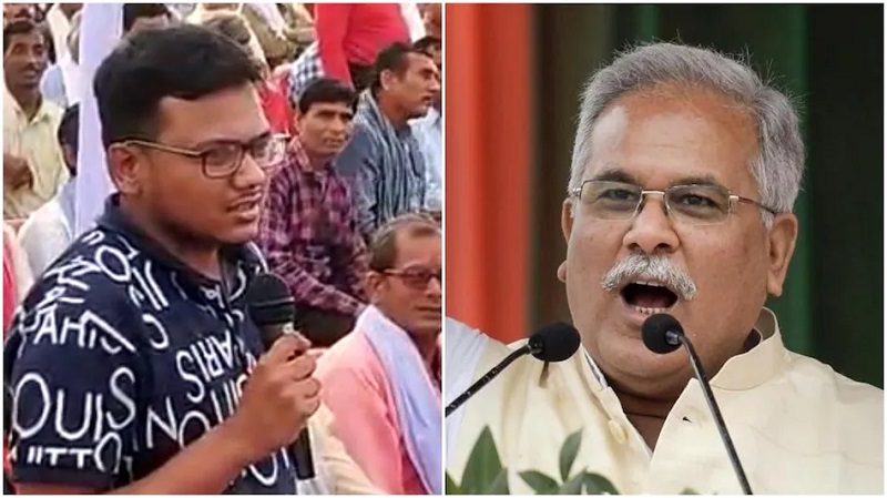 ‘तुम्हारे पिताजी ने कभी मुख्यमंत्री से बात की है’, जब दिव्यांग लड़के पर भड़के सीएम बघेल..!