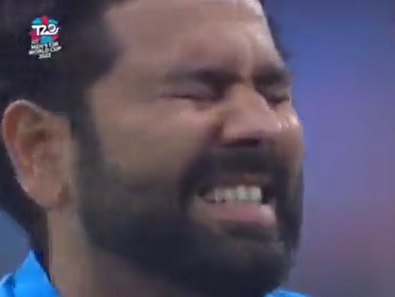 राष्ट्रगान गाते समय रो पड़े रोहित...राजस्थान भाजपा अध्यक्ष का ट्वीट हुआ वायरल