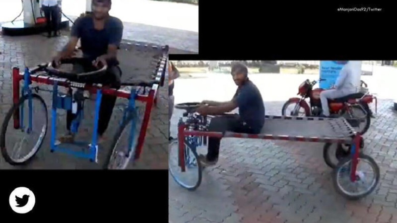 खटियागाड़ी ने जीता दिल: आनंद महिंद्रा बोले-‘शरारती जुगाड़’ लेकिन बचा सकता है जान