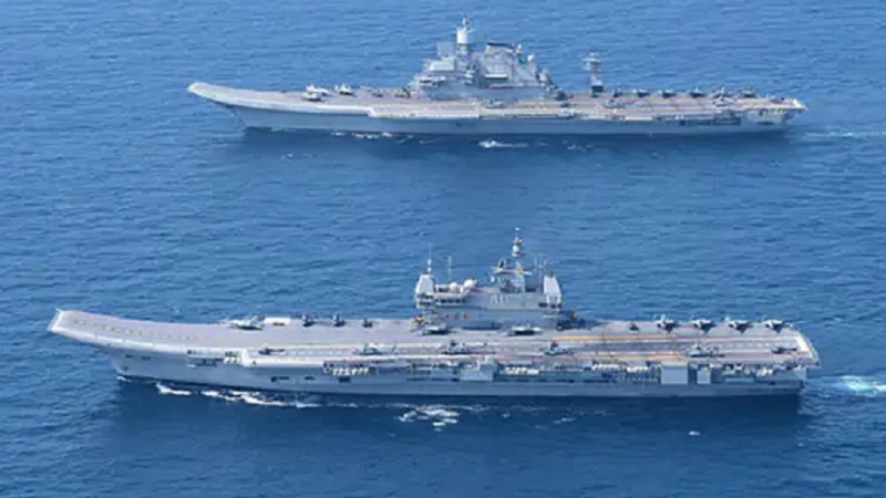 सागर में दो सिकंदर...पहली बार आईएनएस विक्रमादित्य-विक्रांत एक साथ