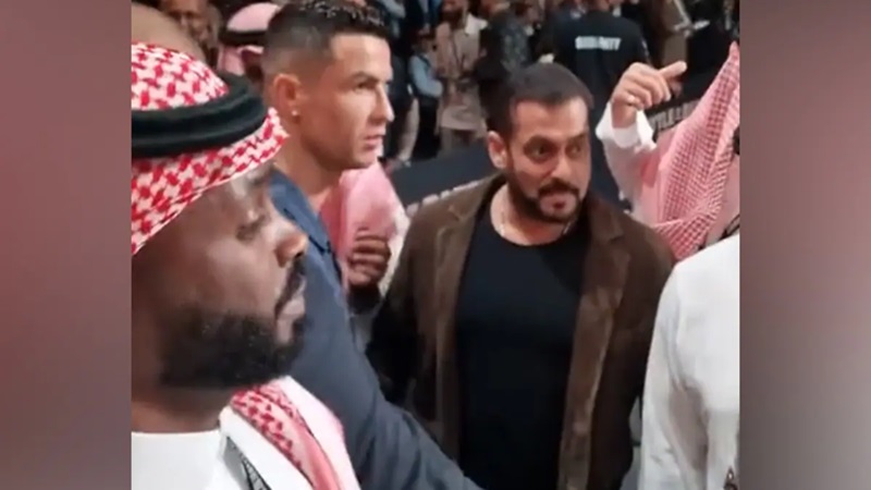 सलमान खान को देखकर रोनाल्डो ने किया इग्नोर...लोगों ने लिए मजे- क्रिस्टियानो का करियर खत्म !