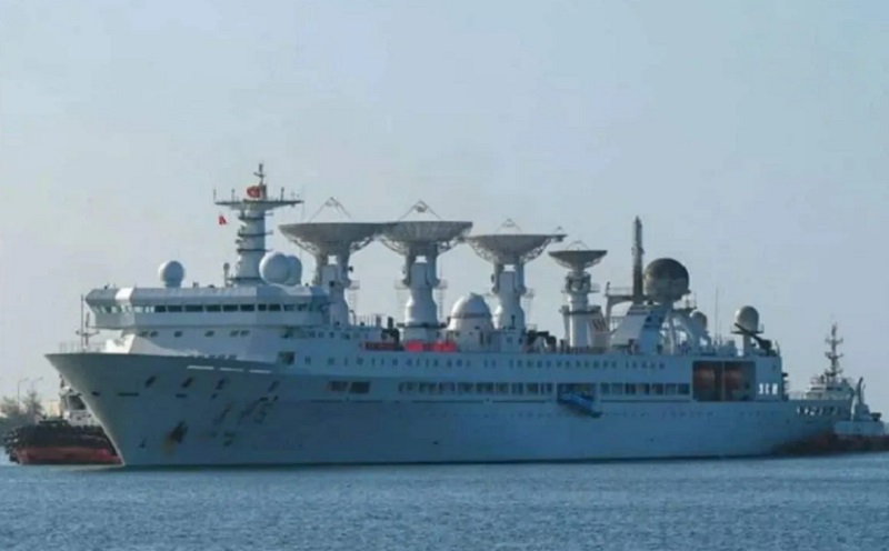 हिंद महासागर में चीनी जासूसी जहाज, भारत के मिसाइल टेस्ट पर नजर, नौसेना का यूएवी कर रहा पीछा