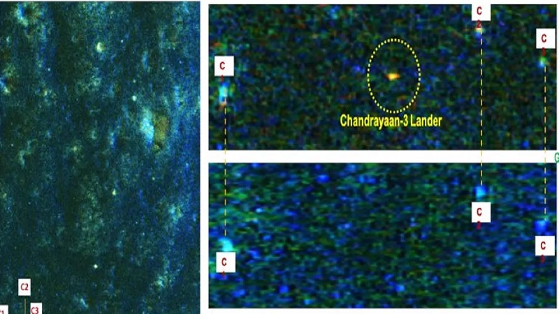 रात में चांद पर चमक रहा है हमारा विक्रम... दिन बना देगी चंद्रयान-3 के ऑर्बिटर की खींची तस्वीरें