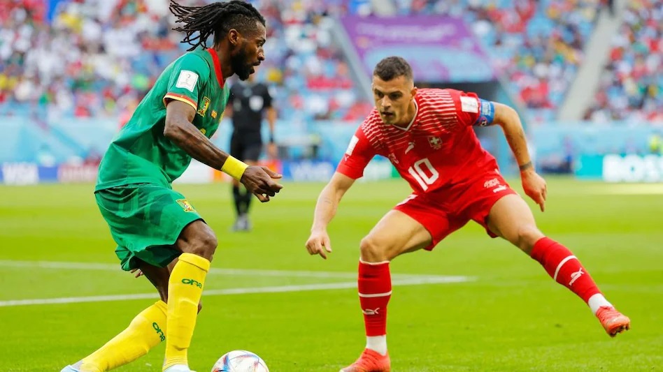 Fifa World Cup 2022 : Cameroon के अटैक पर Switzerland पड़ा भारी...ब्रील का ताबड़तोड़ गोल