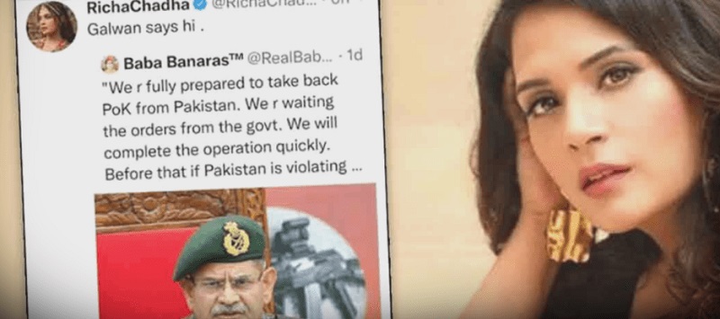 ऋचा चड्ढा के खिलाफ एक्शन लेंगे.. बीजेपी नेता ने कहा, यह कोई उद्धव सरकार नहीं