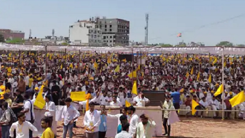 जयपुर में शक्ति प्रदर्शनः अहीर समाज की हुंकार- हमें गुर्जर-मीणा समाज से कम ना समझें, मांग नहीं मानी तो पटरी और सड़कों पर आएंगे