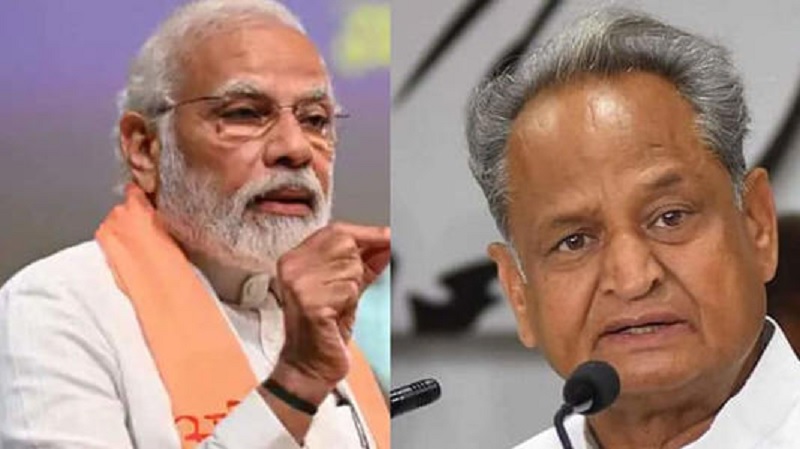बड़े नेता ऐसे होते हैं, गहलोत-मोदी ने मंच पर किया एक-दूजे का गुणगान..!