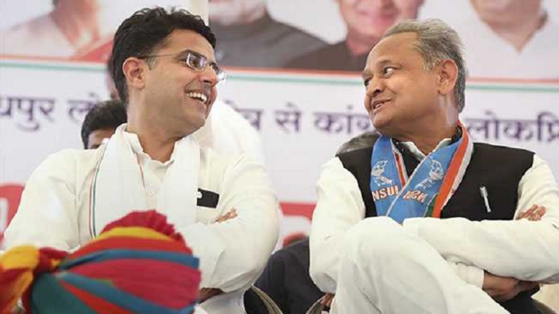 सियासी युद्ध समाप्त..! सचिन पायलट के पोस्टर में अशोक गहलोत की तस्वीर नए कयासों को हवा