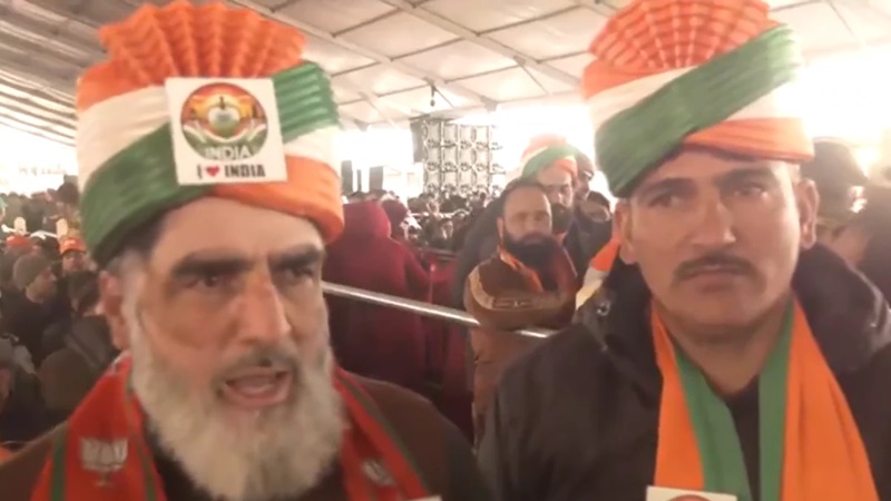 शंकराचार्य हिल्स, आई लव मोदीजी की कैप और भारत माता के नारे... पीएम की यात्रा ने घाटी का माहौल बदलकर रख दिया