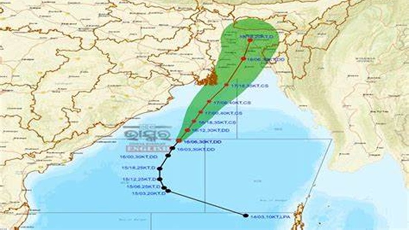 बंगाल की खाड़ी पर समुद्री तूफान का खतरा... तेज गति से आ रहा चक्रवात मिधिली