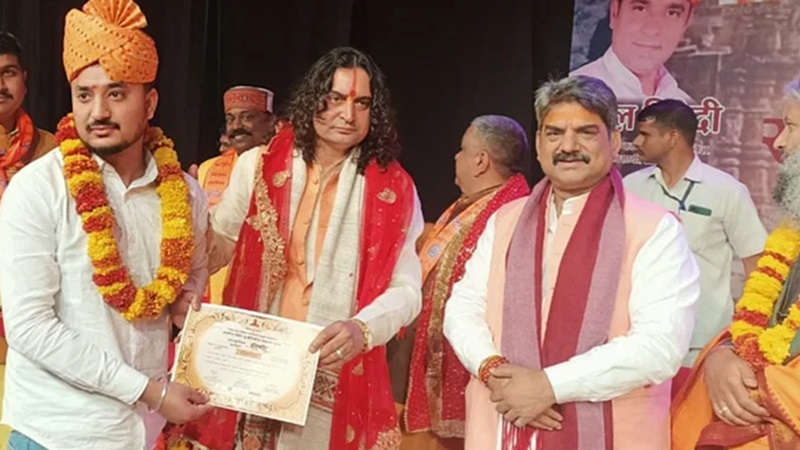 मंदिरों के पुनर्निर्माण के लिए जयपुर से शुरू हुई संकल्प यात्रा