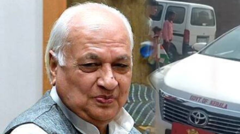 सुरक्षा में चूक..तेज रफ्तार स्कॉर्पियो घुसी केरल के गवर्नर आरिफ मोहम्मद के काफिले में,२ गिरफ्तार 