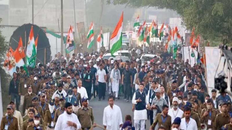 राहुल गांधी की 'भारत जोड़ो यात्रा'  में लगे पाकिस्तान समर्थित नारे,  कांग्रेस आईटी सेल के प्रमुख पर हुई एफआईआर