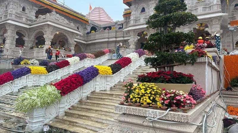 अयोध्या के श्री राम मंदिर में प्रभु राल लला की मूर्ति की प्राण प्रतिष्ठा पर दुनिया में उत्याह और उमंग का माहौल, समूचा वातारण हुआ राममय, सज गये हैं मंदिर और घर भी