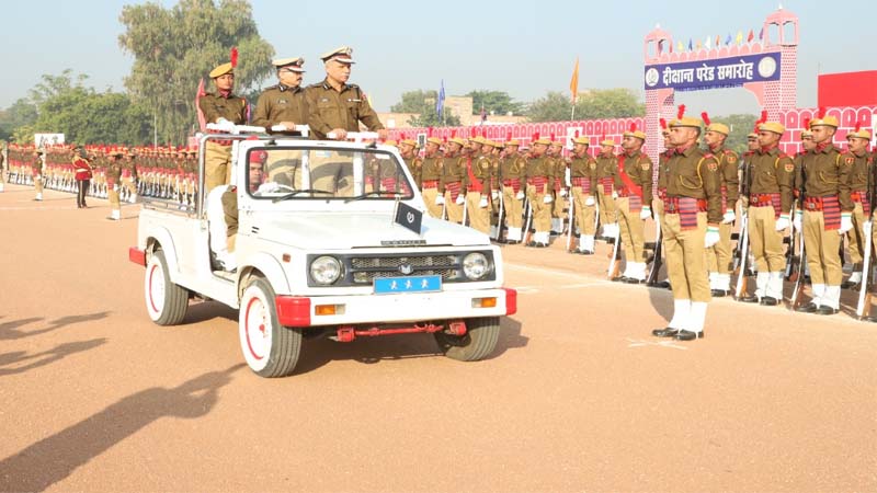 राजस्थान पुलिस के कॉन्स्टेबल रिक्रूट्स बैच सं.92 की दीक्षान्त परेड समारोह  सम्पन्न 