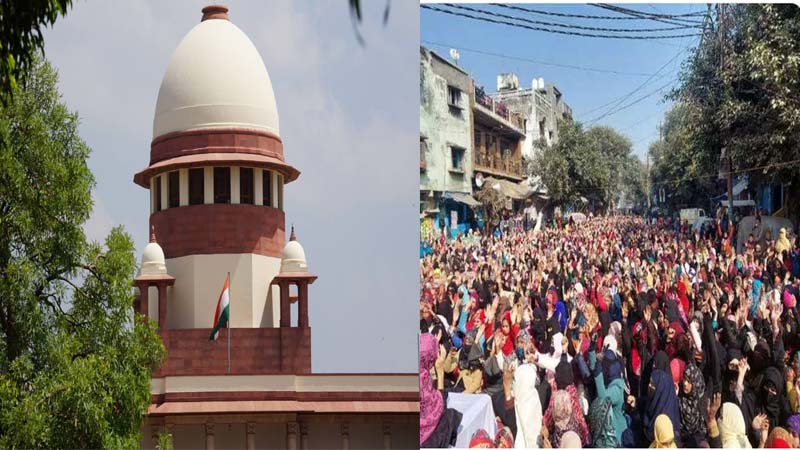 हल्द्वानी की गफूर बस्ती अतिक्रमण हटाने के लिए बुल्डोजर चलाने पर सर्वोच्च न्यायालय की रोक..!