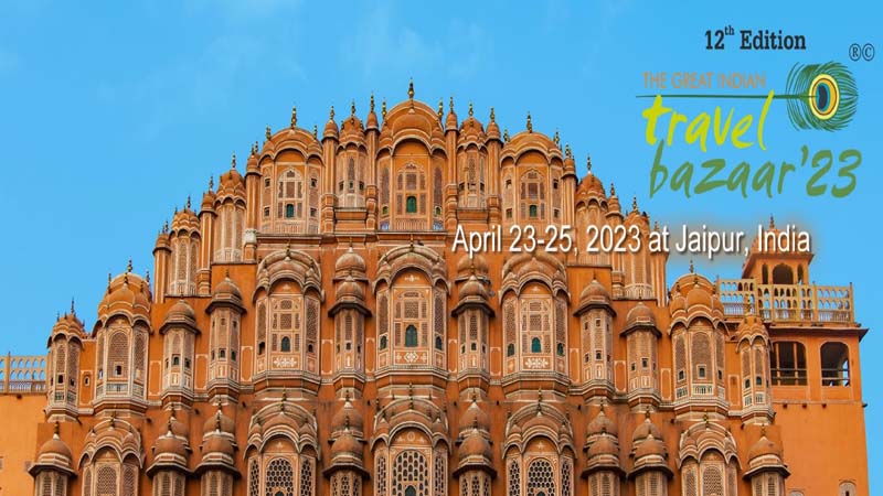 द ग्रेट इंडियन ट्रैवल बाजार (GITB) का 12वां संस्करण आज से 25 अप्रेल तक जयपुर में, 56 देशों के 280 से अधिक टूर ऑपरेटर्स सहित 8 राज्यों के पर्यटन बोर्ड के प्रतिनिधि हो रहे हैं शामिल