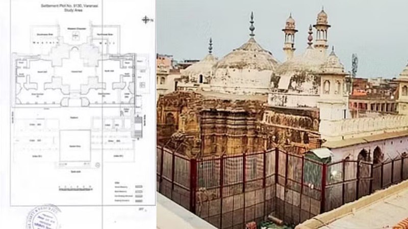 अब जाकर सामने आया ज्ञानवापी का प्रामाणिक नक्शा, कपोल कल्पित या सुनी सुनाई बातों पर बने थे पहले वाले..