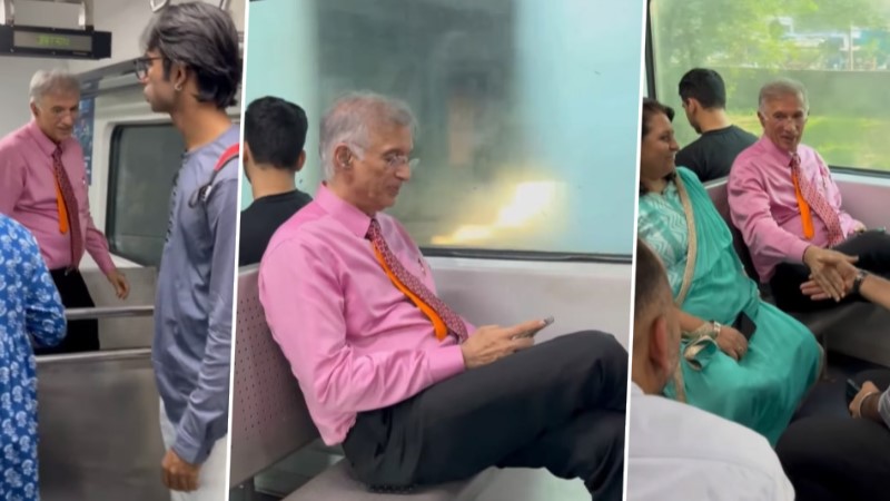 अरबपति निरंजन हीरानंदानी ने समय बचाने के लिए की लोकल ट्रैन में यात्रा , देखें वायरल वीडियो 