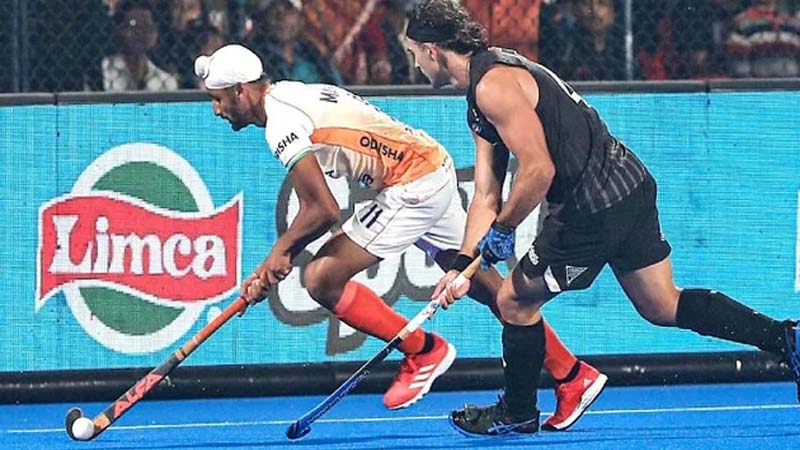 पेनल्टी शूटआउट तक खिंचे मैच में मेजबान भारत, न्यूजीलैंड से 5-4 से हार टूर्नामेंट से बाहर हो गया