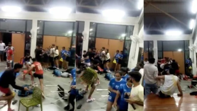 IIT कानपुर में  स्पोर्ट्स फेस्ट बना WWE का अखाड़ा.. कबड्डी प्लेयर्स ने एक दूसरे पर बरसाए लात घूंसे और कुर्सियां