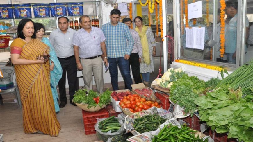कॉनफैड का ग्रीन इनीशियेटिव: सहकार भवन स्थित उपहार स्टोर पर मिलेंगी ताजी सब्जियां और फल