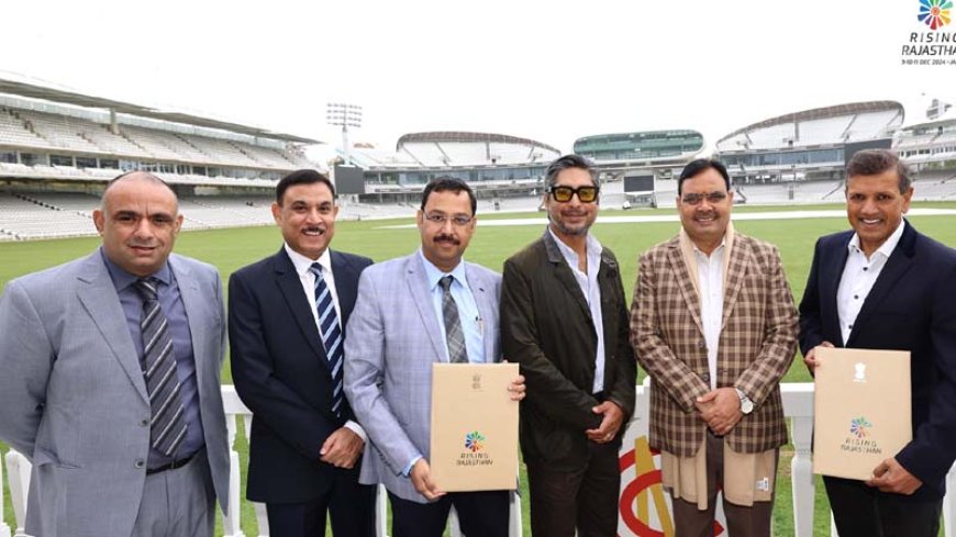 राजस्थान रॉयल्स की मालिक कंपनी के साथ मिलकर जयपुर बनाया जाएगा स्पोर्टस हब