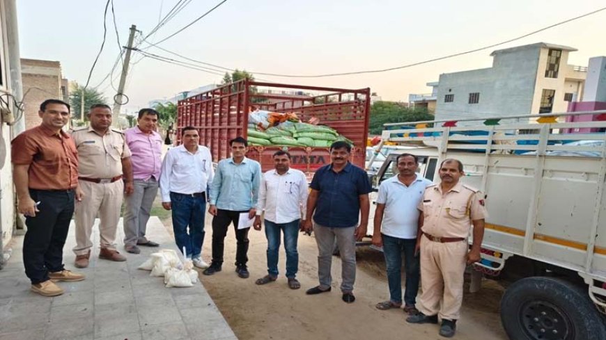 कृषि विभाग की बड़ी कार्यवाही: अवैध गोदाम से नकली डीएपी व अन्य उवर्रक के 305 कट्टों का जखीरा जब्त