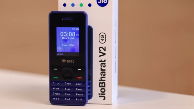 आ गया सौ प्रतिशत भारतीय 4जी मोबाइल फोन ' जियो भारत V2  ' जानें इसकी सारी खासियतें  