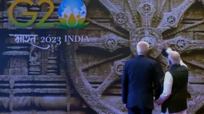 कोणार्क चक्र के सामने किया प्रधानमंत्री ने मेहमानों का स्वागत किया,जो बाइडन के साथ दिखी खास बॉन्डिंग