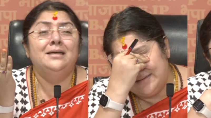 राजनीति हो या कोई भी अपराध मणिपुर हो या प. बंगाल , पीड़ित महिलायें ही क्यों ? बात करते करते  रो पड़ी सांसद लॉकेट चटर्जी