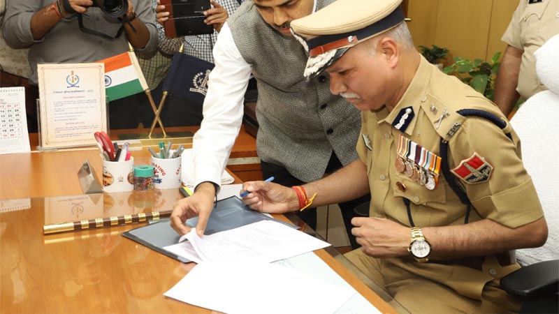 उमेश मिश्रा ने संभाला राजस्थान के महानिदेशक पुलिस का कार्यभार