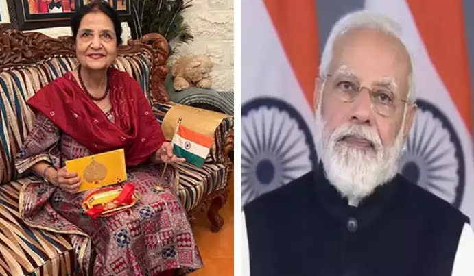 मोदी की पाकिस्तानी बहन ने भेजी राखी, आम चुनाव में जीत की मांगी दुआ