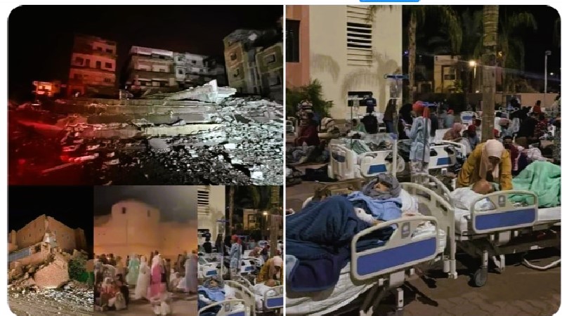 Morocco : 6.8 की तीव्रता का भूकंप...! बुरी तरह हिल गया मोरक्को , लगभग 300 लोगों की मृत्यु की खबर ,Video
