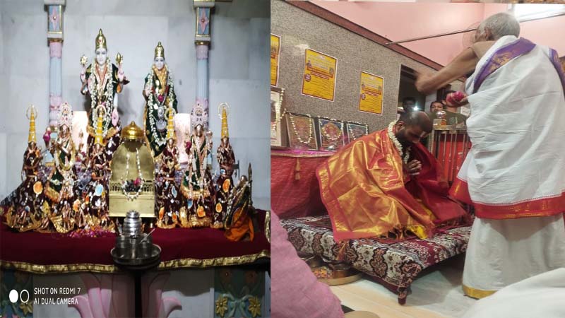 जयपुर के प्राचीन मुरली मनोहर मंदिर में स्वामी शैलेष प्रपन्नाचार्य का पट्टाभिषेक कार्यक्रम संपन्न