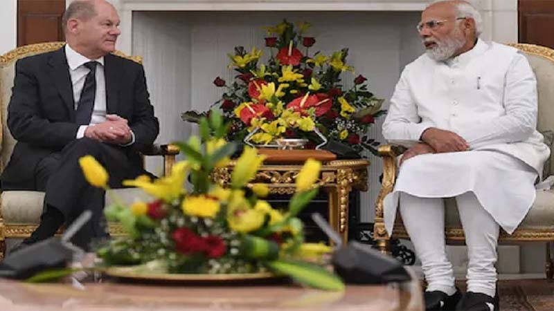 India-Germany Relations : यूक्रेन युद्ध खत्म कराने की कोशिश में जर्मन चांसलर के साथ चर्चा में बोले पीएम मोदी,शांति स्थापना में मदद को तैयार भारत
