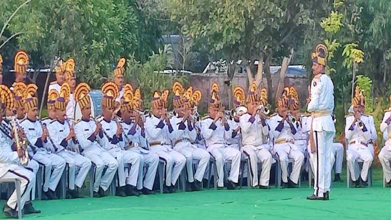 राजस्थान पुलिस स्थापना दिवस समारोहः आरएसी द्वारा डीजीपी उमेश मिश्रा की मौजूदगी में जयपुर के सेन्ट्रल पार्क में हुआ बैण्ड वादन