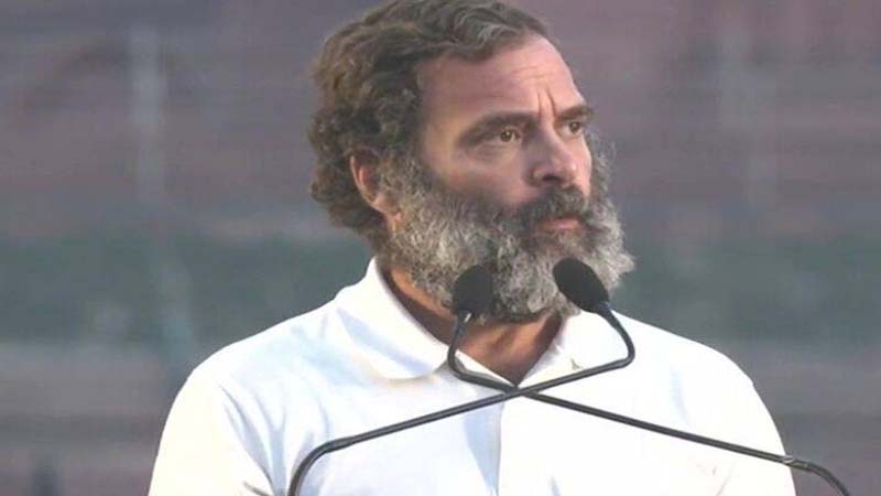 लाल किले से केंद्र पर बरसे राहुल,  बोले कि यह अंबानी-अडानी की सरकार