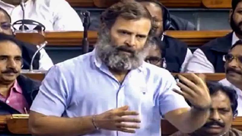 लोकसभा में बोले राहुल गांधी, ‘पहले मोदी अडानी के जहाज से जाते थे, अब अडानी जाते हैं मोदी के जहाज से’