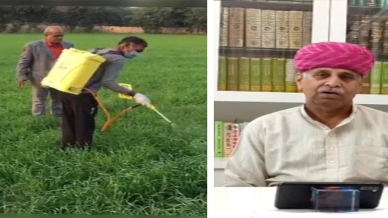 राजस्थान के किसानों को समय पर नहीं मिल रहा है उर्वरक, सरकारें हुई संवेदनहीनः रामपाल जाट
