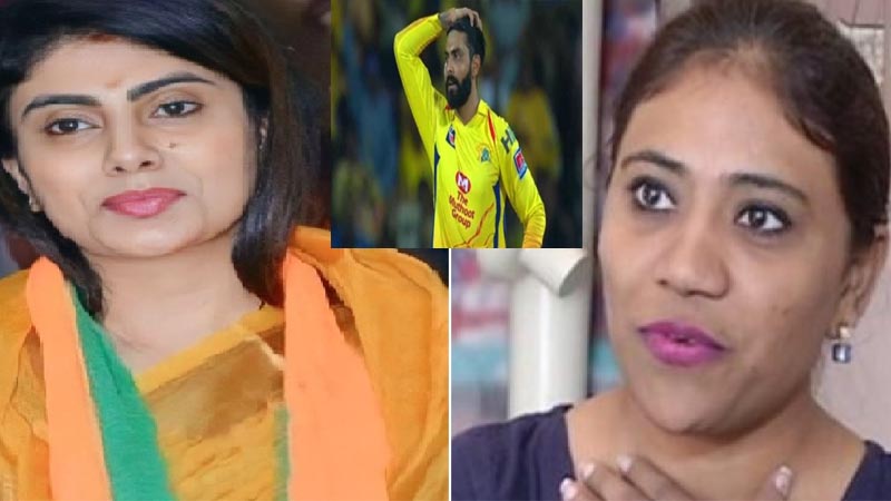 भाभी राविबा के विरुद्ध चुनाव प्रचार में उतरीं रवींद्र जड़ेजा की बहन नयना बा जडेजा